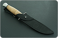 Нож Финка-2  (наборная рукоять) карельская береза-карельская береза, 95х18, алюминий : фото 10