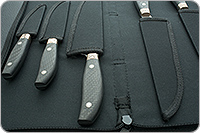 Набор Поварской-5 цельнометаллический без подставки накладки карбон, elmax, мокуме : фото 8