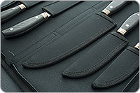 Набор Поварской-5 цельнометаллический без подставки накладки карбон, elmax, мокуме : фото 9