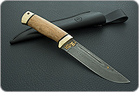 Нож Бекас карельская береза, zdi-1016, латунь : фото 10