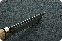 Нож Бекас карельская береза, zd-0803, латунь : фото 9