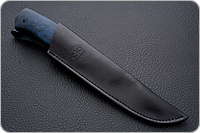 Нож Пилигрим стабилизированная карельская береза, aus-8, алюминий : фото 5