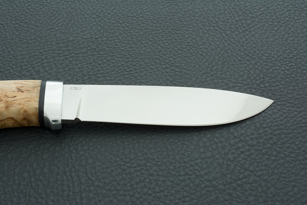 Нож Пилигрим карельская береза, aus-8, алюминий : фото 4