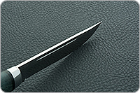 Нож Финка-Лаппи стабилизированная карельская береза, 95х18, алюминий : фото 5