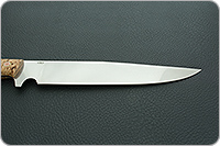 Нож Шериф накладки стабилизированная карельская береза, эп-766, цельнометаллический : фото 4