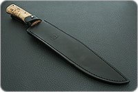 Нож Шериф накладки стабилизированная карельская береза, эп-766, цельнометаллический : фото 8