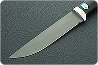 Нож Лиса граб - черное дерево, d2, алюминий : фото 3