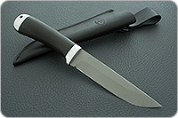 Нож Лиса граб - черное дерево, d2, алюминий : фото 9