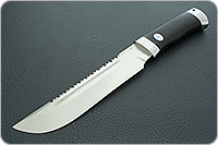 Нож Робинзон-1 граб - черное дерево, aus-8, текстолит : фото 2