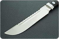 Нож Робинзон-1 граб - черное дерево, aus-8, текстолит : фото 3