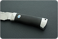 Нож Робинзон-1 граб - черное дерево, aus-8, текстолит : фото 6