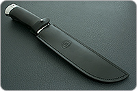 Нож Робинзон-1 граб - черное дерево, aus-8, текстолит : фото 11