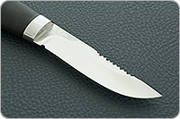 Нож Робинзон-2 граб - черное дерево, n690, нержавеющая сталь : фото 4
