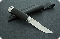 Нож Робинзон-2 граб - черное дерево, n690, нержавеющая сталь : фото 10