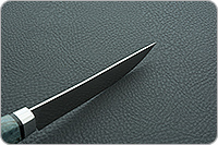 Кухонный нож Овощной стабилизированная карельская береза, aus-8, алюминий : фото 5