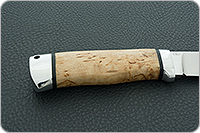 Нож Пилигрим карельская береза, 100х13м, алюминий : фото 3