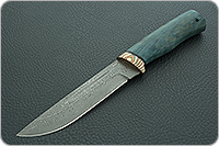 Нож Бекас стабилизированная карельская береза, zdi-1016, мокуме : фото 2