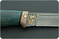 Нож Бекас стабилизированная карельская береза, zdi-1016, мокуме : фото 8