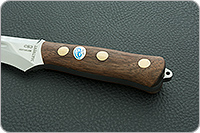 Нож Ирбис накладки орех, 40x10c2m (эи-107), цельнометаллический : фото 6