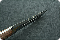 Нож Ирбис накладки орех, 40x10c2m (эи-107), цельнометаллический : фото 9