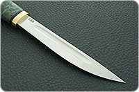 Нож Якут орех, 95х18, латунь : фото 2