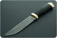 Нож Бекас наборная кожа, zdi-1016, латунь : фото 2