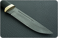 Нож Бекас наборная кожа, zdi-1016, латунь : фото 4