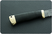 Нож Бекас наборная кожа, zdi-1016, латунь : фото 5