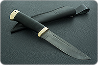 Нож Бекас наборная кожа, zdi-1016, латунь : фото 9