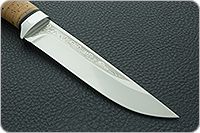 Нож Лиса береста, 95х18, алюминий : фото 2