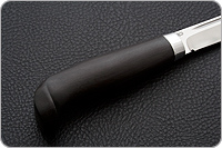 Нож Финка-Лаппи граб - черное дерево, d2, алюминий : фото 3