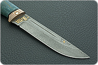 Нож Бекас стабилизированная карельская береза, zd-0803, мокуме : фото 4