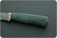 Нож Бекас стабилизированная карельская береза, zd-0803, мокуме : фото 6