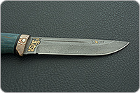 Нож Бекас стабилизированная карельская береза, zd-0803, мокуме : фото 7