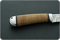 Нож Лиса береста, 95х18, алюминий : фото 3