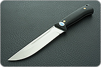 Нож Бекас ЦМ накладки микарта, 100х13м, цельнометаллический : фото 2