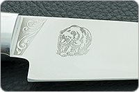 Нож Барибал граб - черное дерево, 100х13м, алюминий : фото 4