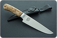 Нож Барибал карельская береза, 100х13м, алюминий : фото 9