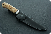 Нож Барибал карельская береза, 100х13м, алюминий : фото 10