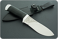 Нож Гепард наборная кожа, 95х18, алюминий : фото 7