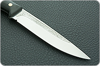 Нож Пескарь ЦМ накладки текстолит
, k390, цельнометаллический : фото 4