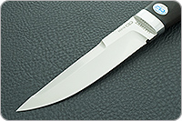 Нож Хаски граб - черное дерево, 95х18, алюминий : фото 3