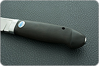 Нож Хаски граб - черное дерево, 95х18, алюминий : фото 6