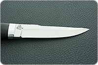 Нож Хаски граб - черное дерево, 95х18, алюминий : фото 7