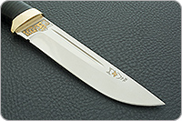 Нож Бекас наборная кожа, 95х18, латунь : фото 4