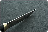 Нож Бекас наборная кожа, 95х18, латунь : фото 10