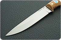 Нож Пескарь ЦМ накладки стабилизированная карельская береза, cpr, цельнометаллический : фото 3