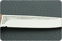 Нож Пескарь ЦМ накладки стабилизированная карельская береза, cpr, цельнометаллический : фото 8