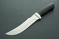 Нож Клык граб - черное дерево, 95х18, алюминий : фото 2