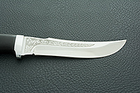 Нож Клык граб - черное дерево, 95х18, алюминий : фото 7